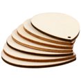 thumbnail image 6 of ZOENHOU 300 PCS Unfinished Wooden Teardrop Shape, Wood Raindrops with Hold, Wood Earring Pendants Bulk for Diy Craft, 6 of 6
