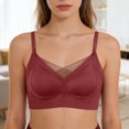 thumbnail image 2 of Wdgfv Bras for Older Women, Posy Bra - Comfortable Front Button Wireless Shaping, Front Button Bras, 2 of 4