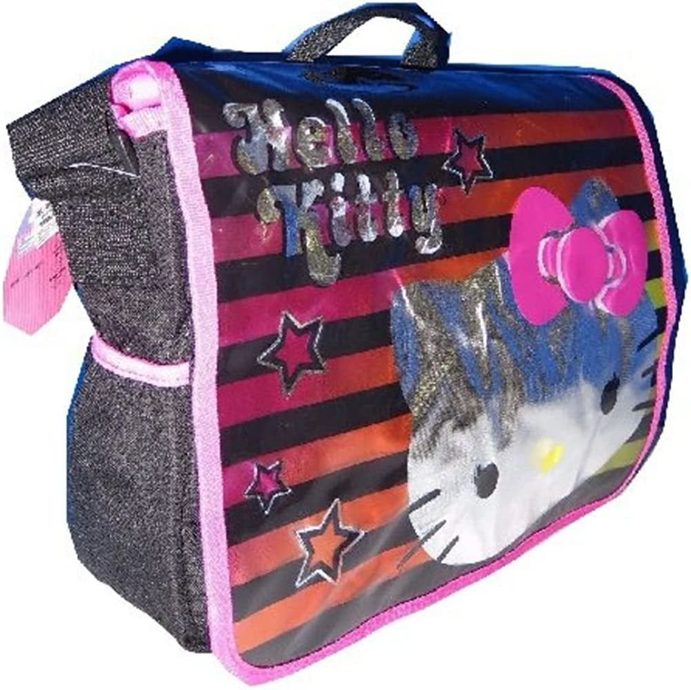 Hello Kitty large capacity extremely light dual-purpose messenger bag  CHESLEY classic black - Shop kiiwio Messenger Bags & Sling Bags - Pinkoi