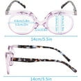 thumbnail image 5 of Universal Presbyopic Glasses Folding Magnifying Reading Eyeglasses Flip-up Lens Make up Glasses +1.0~+4.0, 5 of 7