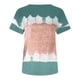 thumbnail image 5 of Blusa de manga corta con cuello en V informal para mujer a la moda, camisetas de verano Pompotops  hkajfhjk465962, 5 of 5