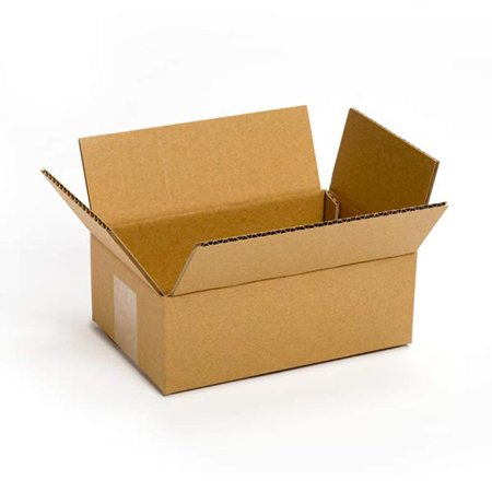 Recycled Cardboard - Pratt PRA0016 Recycled Corrugated Cardboard Single Wall Standard Box with C Flute, 8