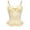 Yellow, variant on Voska Women's Lace Corset Vest With Butterfly Crisscross Design Flexible Firm Compression Waist Cincher Breathable Skin Friendly Underbust Shapewear Yellow L