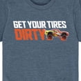 thumbnail image 3 of Disney's Cars - Get Your Tires Dirty - Boy's Toddler And Youth Short Sleeve Graphic T-Shirt, 3 of 5