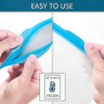 thumbnail image 4 of Eco-Friendly Reusable Silicone Bags, BPA-Free Food Storage with Triple Zip Lock, Leakproof Design, Includes Freezer Labels - 12 Pack, 4 of 5