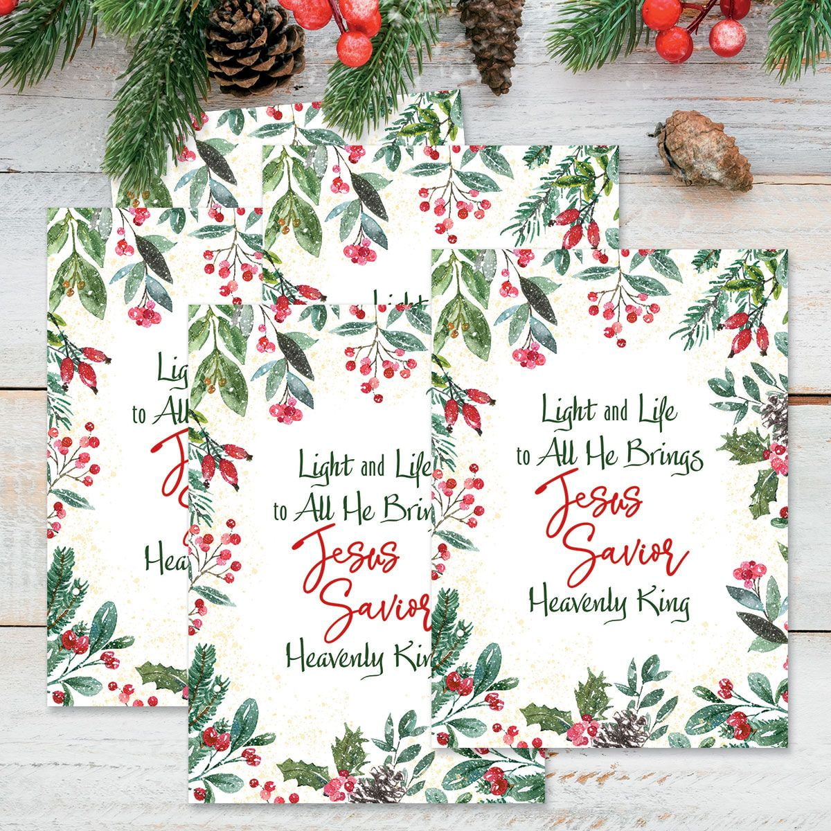 USA Made Christian Spiritual Nativity Christmas Cards