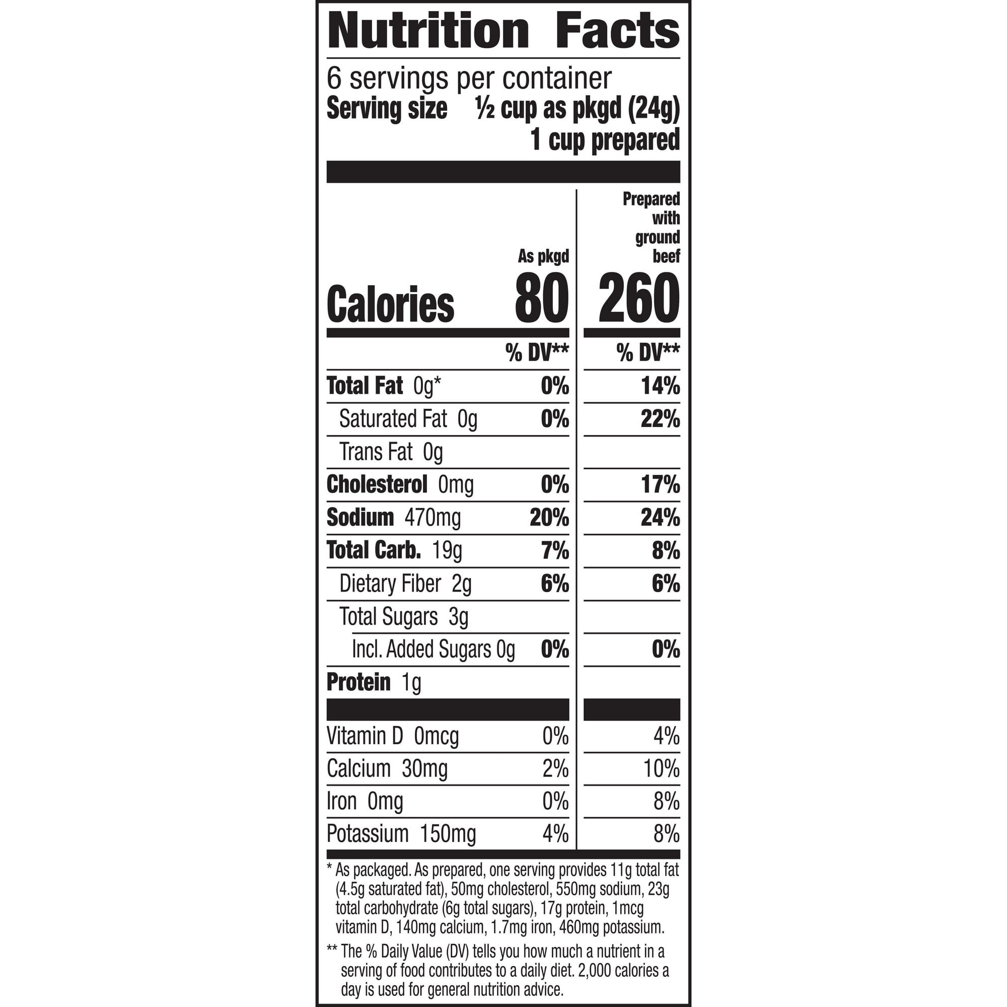 Hamburger Helper Potato Creamy Stroganoff, 5 Ounces Box