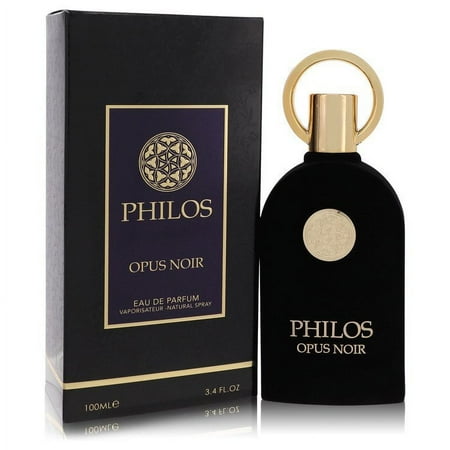 Philos Opus Noir by Maison Alhambra Eau De Parfum Spray (Unisex) 3.4 oz for Men Pack of 4