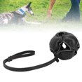 thumbnail image 1 of Dog Training Ball, Release Energy and Reduce Anxiety Leather Dog Ball Lightweight and Easy to Carry Dog Training Ball on Rope for Training and Entertainment, 1 of 7