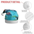 thumbnail image 4 of Fotbe Tropical Poolside Relaxation for Christmas Hat, Santa Hat Xmas Holiday Hat Comfort Christmas New Year Festive Party Supplies for Men Women, 4 of 6
