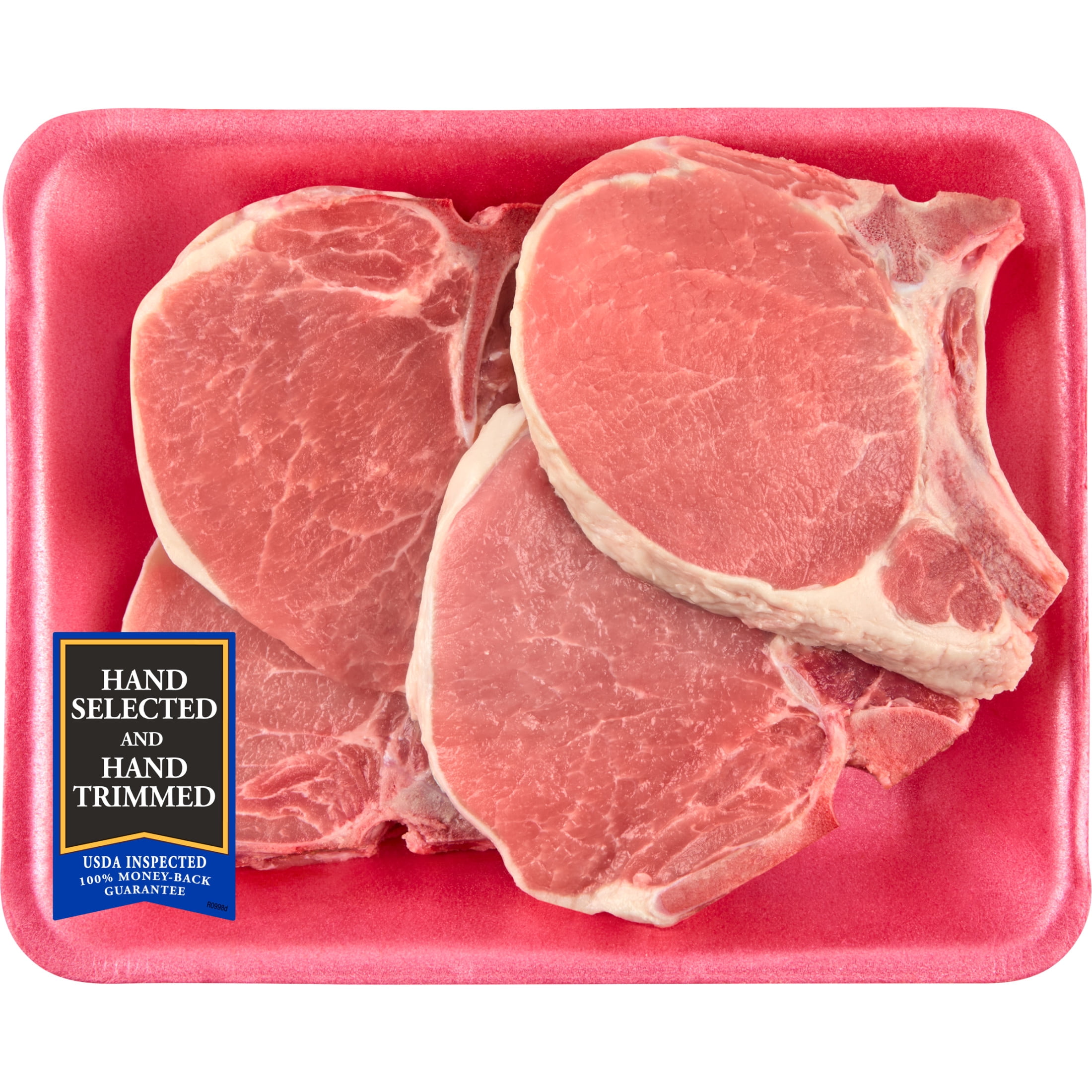 Pork Center Cut Loin Chops, Bone-In, 4 count, 1.51 - 4 lb Tray