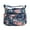 Floral Blue, variant on Floral Pattern Shoulder Bag for Women Casual Multi-Pocket Crossbody Bag Durable Fabric