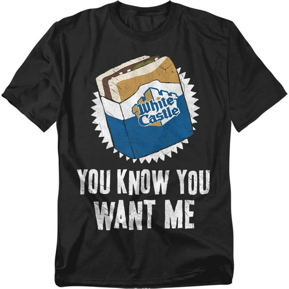White Castle T-Shirt Want Me Unisex Graphic Tee For Men & Women
