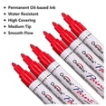 thumbnail image 5 of Back to School Essentials Paint Pens Never Fade Based Paint Marker Set For Rock Stone Wood Fabric Plastic Canvas Ceramic Glass Crafts Tire Metal Markers 5ml, 5 of 5