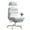 White, variant on HomeZeer Ergonomic Cross-Legged Office Chair with Footrest & Headrest, Heavy Duty Executive Desk Chair with Flip-up Armrests, Corduroy Fabric Computer Criss Cross Chair for Home Office, Black