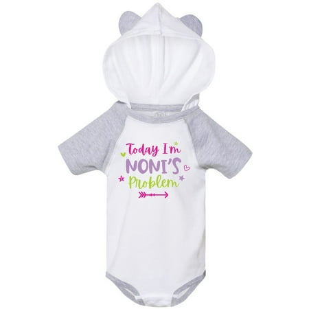 

Inktastic Child Funny Today Im Nonis Problem Gift Baby Girl Bodysuit