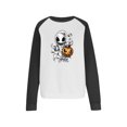 thumbnail image 5 of GaThRRgYP Womens Soft Crew Neck Long Sleeve Shirt,Women's Halloween Printed Round Neck Long Sleeved Oversized Sweatshirt Black S, 5 of 7
