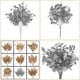 thumbnail image 4 of Zhuge Plantas artificiales, hojas artificiales que simulan arbustos, decoración para bodas, festivales, mesas, macetas, juego de 2 (hojas de Persia doradas), 4 of 5