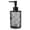 Black, variant on TeamSky Glass Hand Soap Dispenser with Diamond Design, 12 Ounce Dish Soap Dispenser for Bathroom and Kitchen, Pump Bottle Dispenser(Gray)