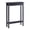 Black, variant on Small Console Table with Shelf Little Narrow Entryway Table Skinny Thin High Tall Display Stand for Entry Hall Hallway, Foyer