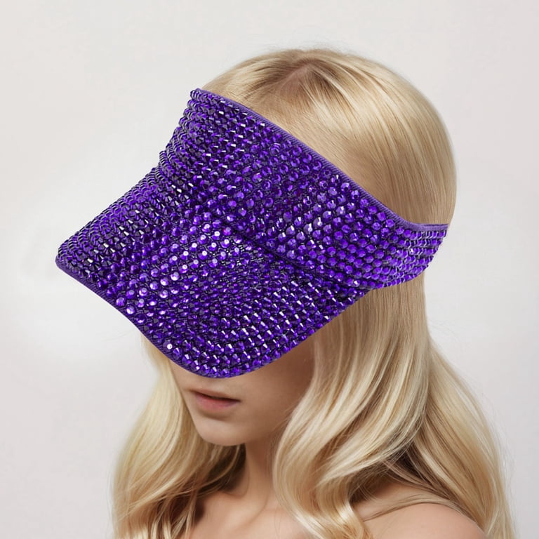 New Wide brim stuff adjustable bling hat Ball Cap - Deluxe Rhinestone Brim Adjustable - Cappel main image 2