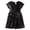 574Black1202, variant on Rggeeun Girl Dress Baby Toddlers Sequin Dress Kids Party Dress Bridesmaid Wedding Gown Classic Casual O-Neck Sundress