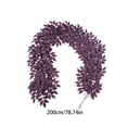 thumbnail image 3 of Sruoe Artificial Willows Vines Burgundy Halloween Decorations Rayon Ivy Flexible Stems for Indoor and Outdoor Fireplace Decorations Thanksgiving Day, 3 of 6