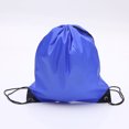thumbnail image 1 of 5 Pieces Drawstring Bag 210D Polyester Rope Bag Pulling Nylon Oxford Pocket Sack Cinch Tote Gym Storage Backpack - Dark Blue, 1 of 4
