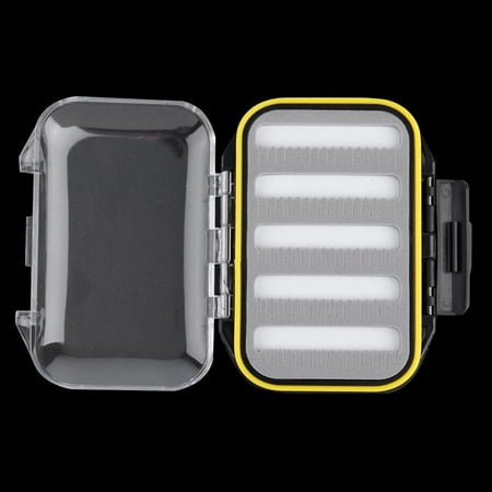 Masteelf Fishing Tackle Box with Waterproof Design and Tough Plastic Construction for Secure Fly Storage