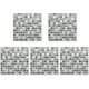 thumbnail image 1 of Dinheiro 5 piezas pegatinas de pared autoadhesivas 3d pegatinas de pared de plástico antigoteo a prueba de aceite e impermeables para cocina inodoro imitación azulejos de cerámica, 1 of 5
