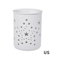 thumbnail image 4 of Ceramic Snowflake Aromatherapy Lamp Electric Aroma Lamp Wax Melter Essential Aroma Night Light, 4 of 8