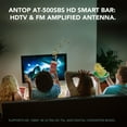 antop clear bar 2 in 1 amplified tv antenna