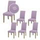 thumbnail image 1 of 6 Fundas Elásticas para sillas de comedor, Impermeables , Protege y brinda un nuevo estilo a tus sillas. Mod. Lila, 1 of 1