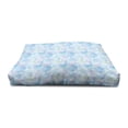 thumbnail image 3 of Snowflake Pet House, Bokeh Style Background with Abstract Snowflake Pattern Winter Themed Composition, Outdoor & Indoor Portable Dog Kennel with Pillow and Cover, 5 Sizes, Multicolor, by Ambesonne, 3 of 4