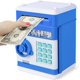 thumbnail image 1 of (Azul) Alcancía con contraseña, alcancía en efectivo, alcancía electrónica del banco ATM, regalo novedoso para niños, 1 of 5
