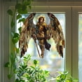 thumbnail image 4 of Ltdhehe Stained Glass Window Hanging 2D Angel Stain Glass Window Hanging Colorful Acrylic For Home Themed Party, 4 of 4