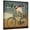 Canvas, variant on Art.com Pug on a Bike Indigo Stretched Canvas Print Wall Art by Ryan Fowler, 16" x 16"