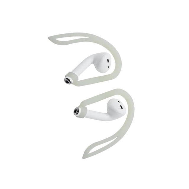 Toystoory 2 uds ganchos para la oreja ligero lazo para la oreja soporte ajustable para auriculares soporte compatible con Bluetooth accesorios Ropa Deportiva, Zapatos Blanco