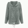 thumbnail image 4 of Godom Rain Jacket Women Lightweight Raincoat with Hood for Hiking Travel Windbreaker Outdoor Active, 4 of 6