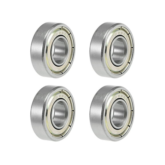 698ZZ Deep Groove Ball Bearings Z2 8x19x6mm Double Shielded Chrome Steel 4 Pcs