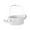 White, variant on figatia Bird Food Bowl Cup Waterproof Hanging Bird Feeder for Outdoors Outside Patio White