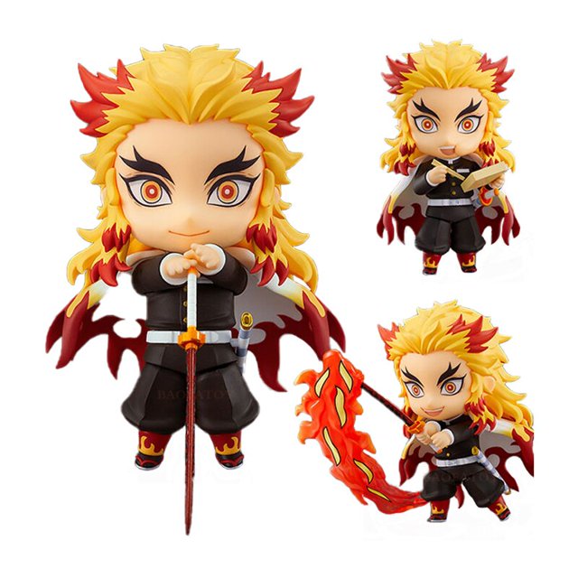 FIGURA DE ACCIÓN DE Demon Slayer de Giyu Tomioka, n. ° 1408, Kyojuro Rengoku Kimetsu No Yaiba, Hashibira Inosuke Gong Bohan LED