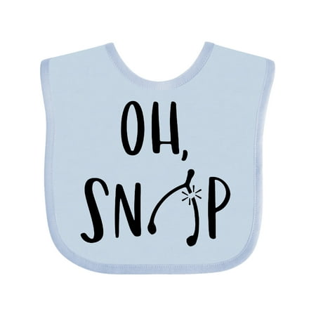 

Inktastic Oh Snap Funny Thanksgiving Wishbone Gift Baby Boy or Baby Girl Bib