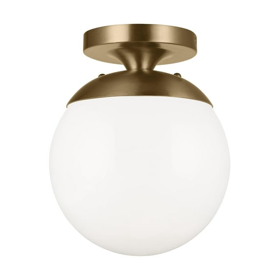 Sea Gull Leo - Hanging Globe Ceiling Light in Satin Brass