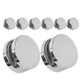 thumbnail image 2 of 8 Set Zinc Alloy Mirror Clips Round Bright Mirror Brackets Sturdy Glass Mounting Clips Easy to Install Mirror Holder Clips Mirror Wall Hangers, 2 of 9