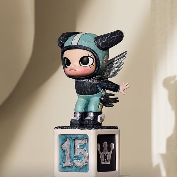 POPMART MOLLY Figura de Aniversario Clásica Regreso Serie 2 Caja Sorpresa Bolsa de Adivinanzas Caja de Juegos Misteriosos Muñeca Linda Adornos Colección