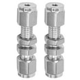 thumbnail image 3 of Connecteur de Cloison de Raccordement, 2 Pcs Connecteur de Cloison 316 Joint de Montage en Acier Inoxydable Connecteur de Cloison Efficacité Maximale, 3 of 14