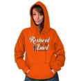 thumbnail image 3 of Christian Loved by The Lord Unisex Plus Fleece Graphic Hoodie Brisco Brands 4X, 3 of 5