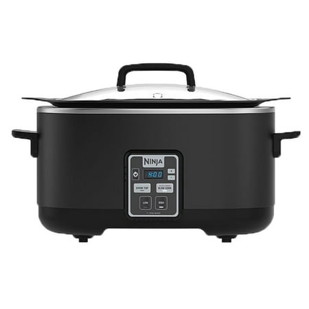 Ninja 2-in-1 6 Quart Stove Top Slow Cooker Cooking System with Recipes