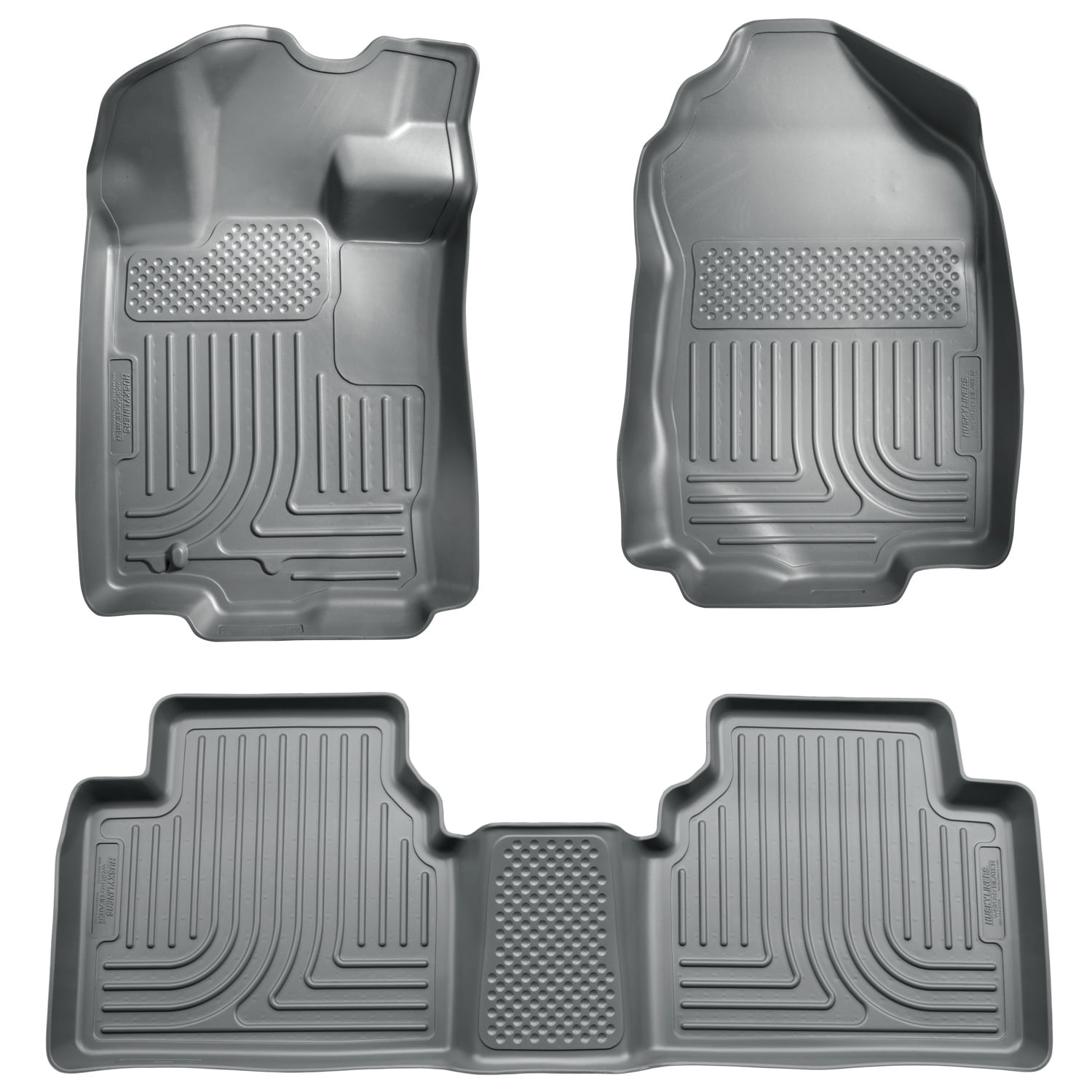Husky Liners Front & 2nd Seat Floor Liners Fits 1012 Fusion/MKZ FWD